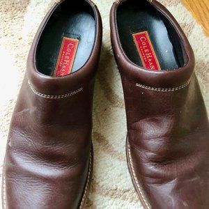 Cole Haan Water Proof Country Mules Size9B Brown
